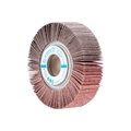 Pferd 4" x 1" Unmounted Flap Wheel - 1" A.H. - Aluminum Oxide - 80 Grit 45533